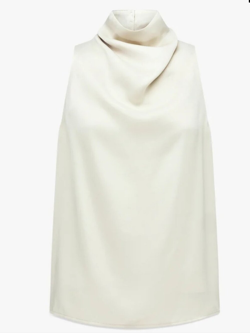 rag & bone Jana Sleeveless Top Ivory Cream Size Medium